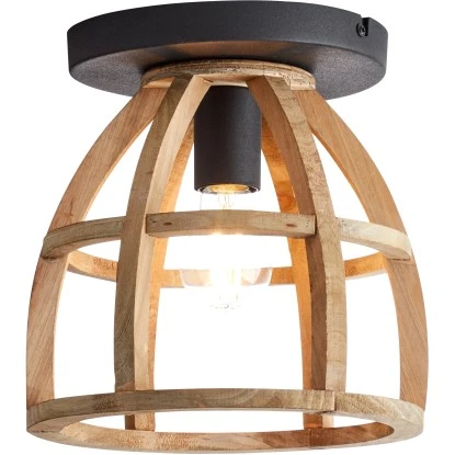 Brilliant Deckenleuchte Matrix Nature 4-flammig Schwarz Und Holz 2 Brilliant Deckenleuchte Matrix Nature 4-flammig Schwarz Und Holz – Bild 2