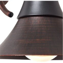 Brilliant Außenwandleuchte Flory Hängend Schwarz Und Braun -Angebote Licht Welt Store 4004353378652 4731 CU 03