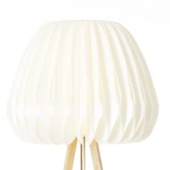 Brilliant Standleuchte Inna Dreibeinig Holz Hell Und Weiß -Angebote Licht Welt Store 4004353379017 4731 CU 09