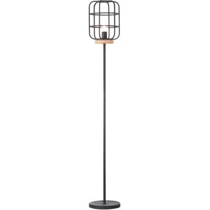 Brilliant Standleuchte Gwen 1-flammig Holz Und Schwarz Korund 3 Brilliant Standleuchte Gwen 1-flammig Holz Und Schwarz Korund – Bild 3