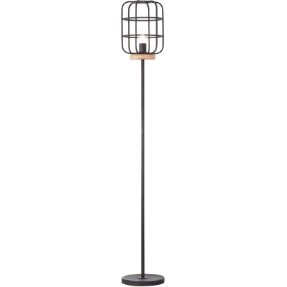 Brilliant Standleuchte Gwen 1-flammig Holz Und Schwarz Korund 1 Brilliant Standleuchte Gwen 1-flammig Holz Und Schwarz Korund