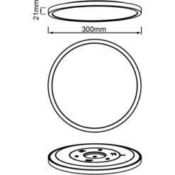 Brilliant LED-Deckenaufbau-Paneel Tuco 30 Cm Schwarz Und Weiß 13 Brilliant LED-Deckenaufbau-Paneel Tuco 30 Cm Schwarz Und Weiß -Angebote Licht Welt Store 4004353387494 4731 CU 05