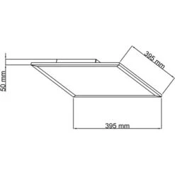 Brilliant LED-Deckenaufbau-Paneel Buffi Eckig 40 Cm X 40 Cm Schwarz -Angebote Licht Welt Store 4004353388583 4731 CU 04