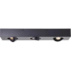Brilliant LED-Deckenleuchte Doro 3-flammig Schwarz -Angebote Licht Welt Store 4004353409325 4731 CU 04