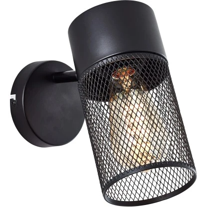 Brilliant Wandspot Kamolo Schwarz Matt 2 Brilliant Wandspot Kamolo Schwarz Matt – Bild 2