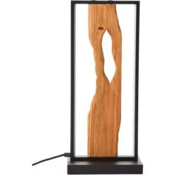 Brilliant LED-Tischleuchte Chaumont 50 Cm Schwarz Und Holz -Angebote Licht Welt Store 4004353411793 4731 CU 02