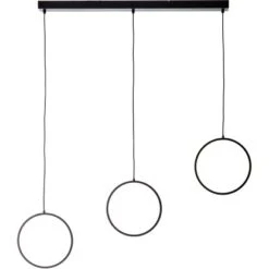 Brilliant LED-Pendelleuchte Chaumont Reihe 3-flammig Schwarz
