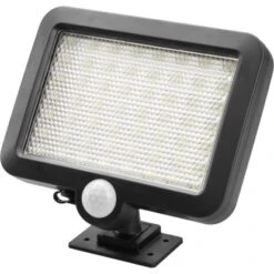 REV Ritter LED-Solarleuchte Mit PIR Sensor 300 Lm 10.000 K IP44 Schwarz -Angebote Licht Welt Store 4006341722904 3501 7