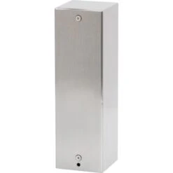 2-fach Steckdosensäule IP44 Silber -Angebote Licht Welt Store 4007874040015 S04 300421