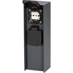 2-fach Steckdosensäule IP44 Anthrazit 6 2-fach Steckdosensäule IP44 Anthrazit -Angebote Licht Welt Store 4007874040022 S01 300421