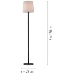 Paul Neuhaus Stehleuchte Falter Anthrazit 28 X 150 Cm -Angebote Licht Welt Store 4012248357071 2426 07