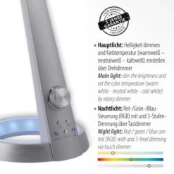 Paul Neuhaus Schreibtischleuchte Bill Aluminium 40 X 65 Cm 15 Paul Neuhaus Schreibtischleuchte Bill Aluminium 40 X 65 Cm -Angebote Licht Welt Store 4012248358481 2426 03