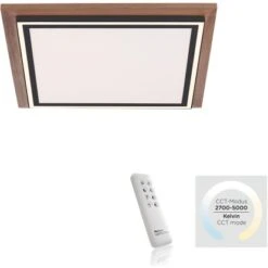 Paul Neuhaus LED-Panel Palma Holzdekor 53,4 X 53,4 Cm
