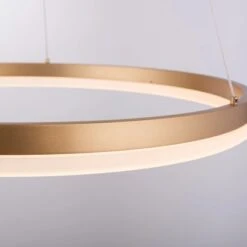 Paul Neuhaus Pendelleuchte Titus 1-flammig Messing Matt Ø 40 Cm -Angebote Licht Welt Store 4012248362853 2426 CU 01