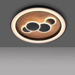 Paul Neuhaus LED-Deckenleuchte Eliza Ø 60 Cm Holz-Natur -Angebote Licht Welt Store 4012248374931 2426 A 04