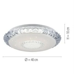 Leuchten Direkt LED-Deckenleuchte Lucca Transparent Ø 40 Cm -Angebote Licht Welt Store 4043689975586 2426 07