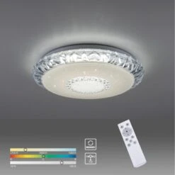Leuchten Direkt LED-Deckenleuchte Lucca Transparent Ø 40 Cm -Angebote Licht Welt Store 4043689975586 2426 13