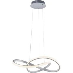 Leuchten Direkt Pendelleuchte Maria 1-flammig Aluminium 57 X 120 Cm -Angebote Licht Welt Store 4043689975760 2426 S 1