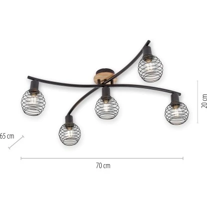Leuchten Direkt Spot Eugen Holz-Natur 70,1 X 20,1 Cm FSC® 7 Leuchten Direkt Spot Eugen Holz-Natur 70,1 X 20,1 Cm FSC® – Bild 7