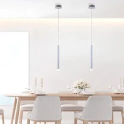 Leuchten Direkt LED-Pendelleuchte Bruno 1-flammig Aluminium 12 X 120 Cm -Angebote Licht Welt Store 4043689979706 2426 02