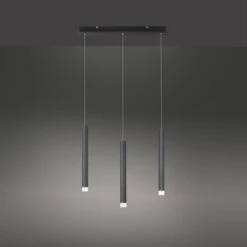 Leuchten Direkt LED-Pendelleuchte Bruno 3-flammig Schwarz 55 X 120 Cm -Angebote Licht Welt Store 4043689979843 2426 04
