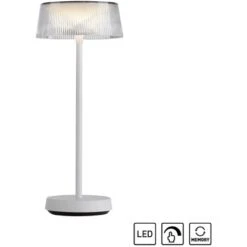 Leuchten Direkt Tischleuchte Dora 19711-16 Akkubetrieben Weiß -Angebote Licht Welt Store 4043689989910 2426 AI 05