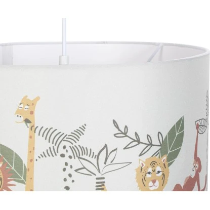 Kinder-Deckenleuchte Safari Adventure Bunter Tierprint Ø 40 Cm X 125 Cm 4 Kinder-Deckenleuchte Safari Adventure Bunter Tierprint Ø 40 Cm X 125 Cm – Bild 4