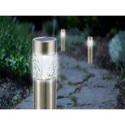 Solarspieß Silber 3 Stück -Angebote Licht Welt Store 4048121462716 30