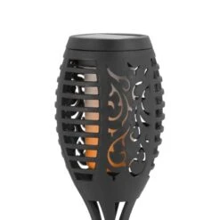 LED-Solarspieß Fackel Schwarz 2 Stück -Angebote Licht Welt Store 4048122042894 CU 01