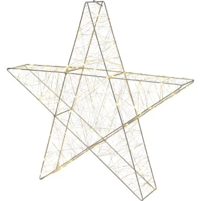 LED-Figur Stern Ø 60 Cm Silber 1 LED-Figur Stern Ø 60 Cm Silber
