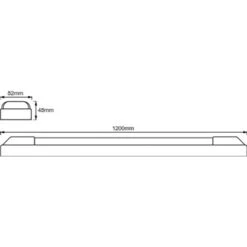 Ledvance LED-Lichtleiste Power Batten Weiß 5100 Lm 120 Cm -Angebote Licht Welt Store 4058075266667 2010 VM 8