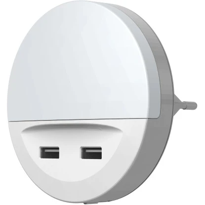 Ledvance LED-Nachtlicht Lunetta Mit USB-Ausgang Und Handyablage Weiß 1 Ledvance LED-Nachtlicht Lunetta Mit USB-Ausgang Und Handyablage Weiß
