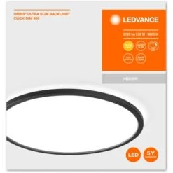 Ledvance LED-Panel Orbis Ultra Slim Schwarz Ø 40 Cm -Angebote Licht Welt Store 4058075752887 2010 VP 07