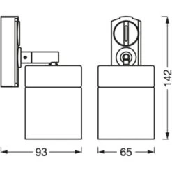 Ledvance Schienensystem Spot Stelle Cylinder Weiß-Gold 14,2 Cm -Angebote Licht Welt Store 4058075756700 2010 VM 05