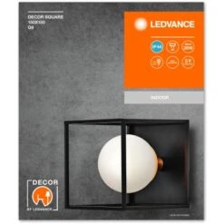 Ledvance Bad-Wandleuchte Decor Square 1-flammig Schwarz 15x15 Cm -Angebote Licht Welt Store 4058075756908 2010 VP 07