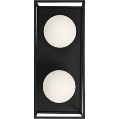 Ledvance Bad-Wandleuchte Decor Square 2-flammig Schwarz 35x15 Cm -Angebote Licht Welt Store 4058075756922 2010 S 02