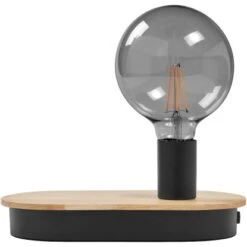 Ledvance Tischleuchte Decor Holz Holzbraun-Schwarz -Angebote Licht Welt Store 4058075757103 2010 S 02