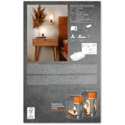 Ledvance Tischleuchte Decor Holz Holzbraun-Schwarz -Angebote Licht Welt Store 4058075757103 2010 VP 08