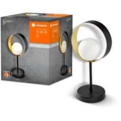 Ledvance Tischlampe Decor Memphis Schwarz-Gold 36,5 Cm -Angebote Licht Welt Store 4058075759206 2010 S 09