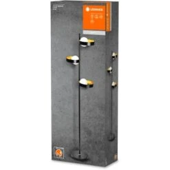 Ledvance LED-Stehlampe Decor Memphis Floor 3-flammig Schwarz-Gold 148,8 Cm -Angebote Licht Welt Store 4058075759244 2010 VP 06