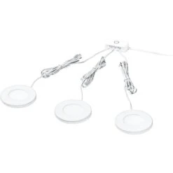 Ledvance LED-Unterbauleuchte Spotmagnet 3-flammig Weiß Ø 7,5 Cm