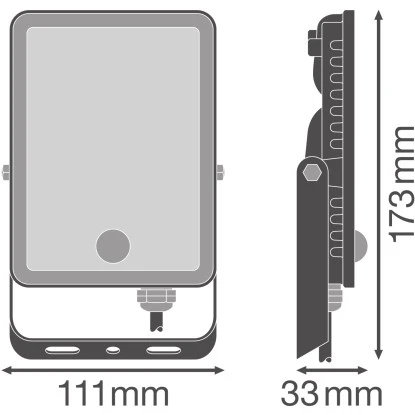 Ledvance Außenstrahler Floodlight Essential Sensor 20 WSchwarz 17,3 X 11,1 Cm 5 Ledvance Außenstrahler Floodlight Essential Sensor 20 WSchwarz 17,3 X 11,1 Cm – Bild 5