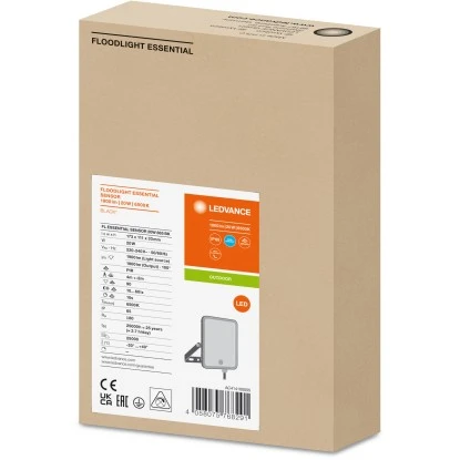 Ledvance Außenstrahler Floodlight Essential Sensor 20 WSchwarz 17,3 X 11,1 Cm 6 Ledvance Außenstrahler Floodlight Essential Sensor 20 WSchwarz 17,3 X 11,1 Cm – Bild 6