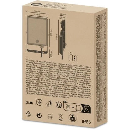 Ledvance Außenstrahler Floodlight Essential Sensor 20 WSchwarz 17,3 X 11,1 Cm 8 Ledvance Außenstrahler Floodlight Essential Sensor 20 WSchwarz 17,3 X 11,1 Cm – Bild 8