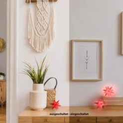 Amare LED-3er-Sternenlichterkette Mit Timer Rot Ø 15 Cm -Angebote Licht Welt Store 4251083907601 4655 04