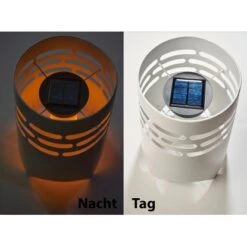 Amare LED-Solargartenfeuer Rund Weiß Mit Flammeneffekt -Angebote Licht Welt Store 4251083908059 4655 03