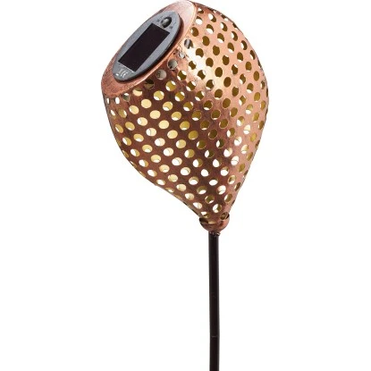 Amare LED-Solardekostecker 2er-Set Kelch Schräg Kupfer 7 Amare LED-Solardekostecker 2er-Set Kelch Schräg Kupfer – Bild 7