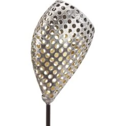 Amare LED-Solardekostecker 2er-Set Kelch Schräg Metallfarben -Angebote Licht Welt Store 4251083908790 4655 06