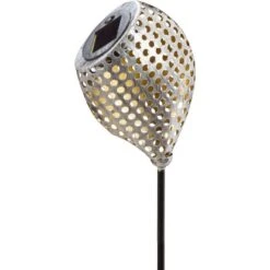 Amare LED-Solardekostecker 2er-Set Kelch Schräg Metallfarben -Angebote Licht Welt Store 4251083908790 4655 07