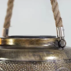 Amare LED-Solarlaterne Metall Gold Grob 21 Amare LED-Solarlaterne Metall Gold Grob -Angebote Licht Welt Store 4251083908806 4655 10